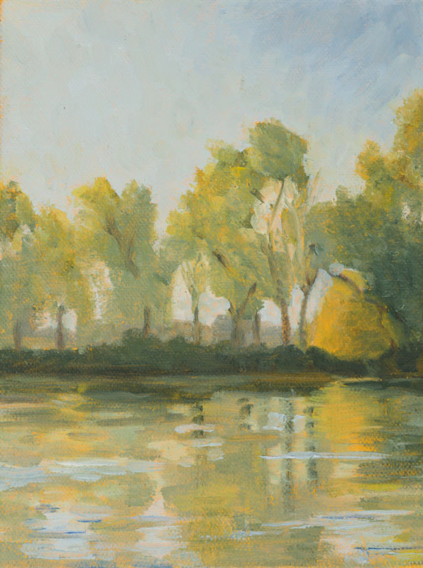 Dawn On The James, Oil Painting By Linda At Staiger Studio