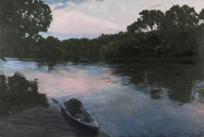 Beautiful Evening, River landing, Staiger Studio 434-962-8463